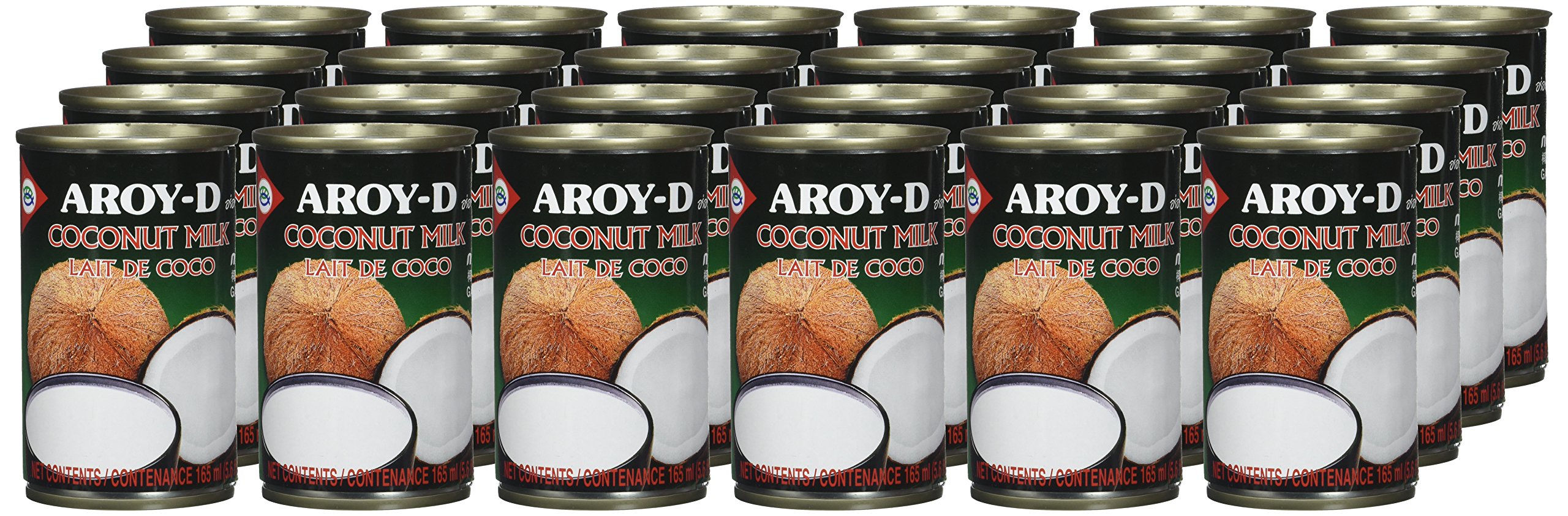 AROY-D Lait de Coco 165 ml 24 Pièces