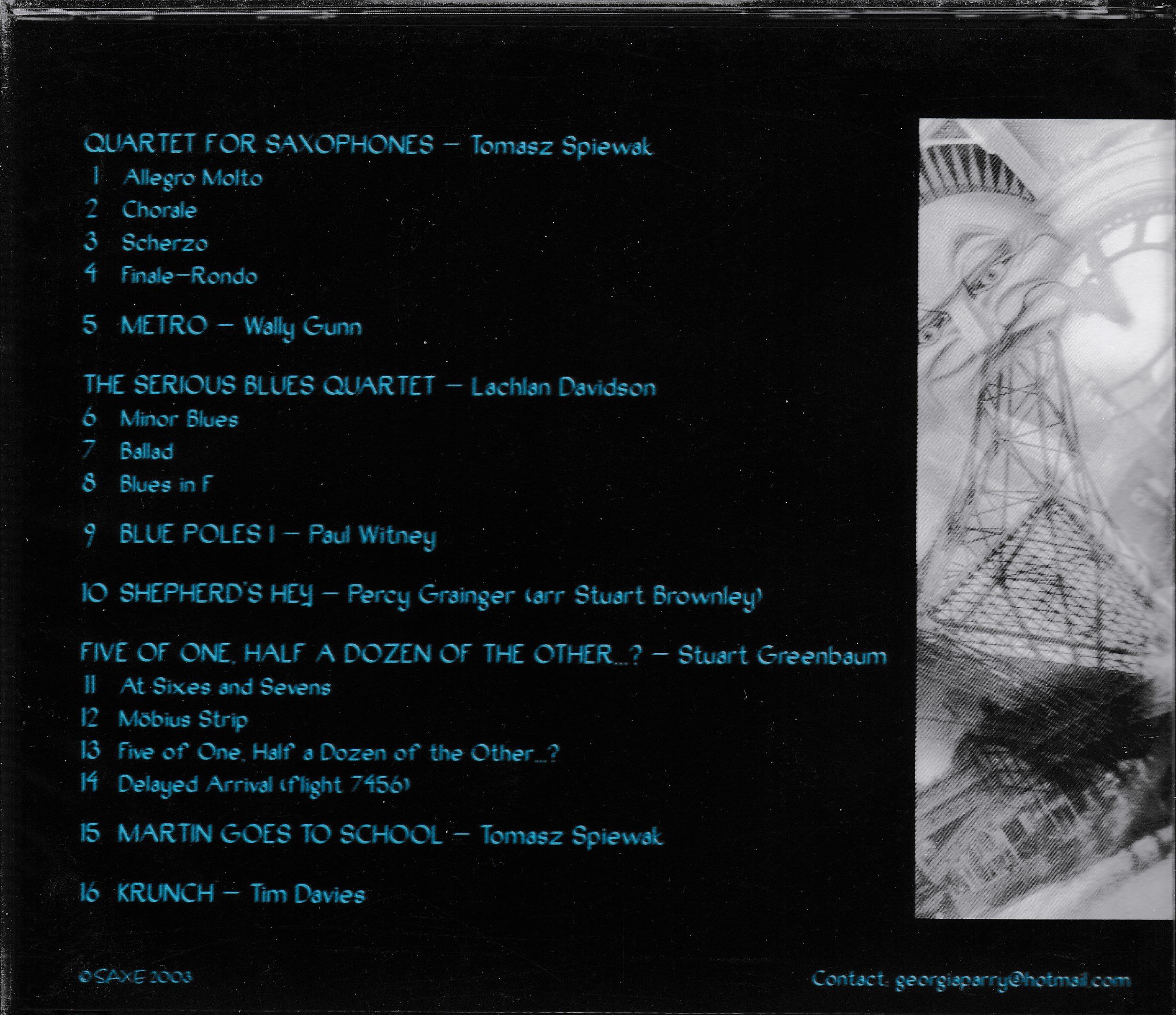 Amazon Com Metro By The Saxe Saxophone Quartet Audio Cd Everything Else