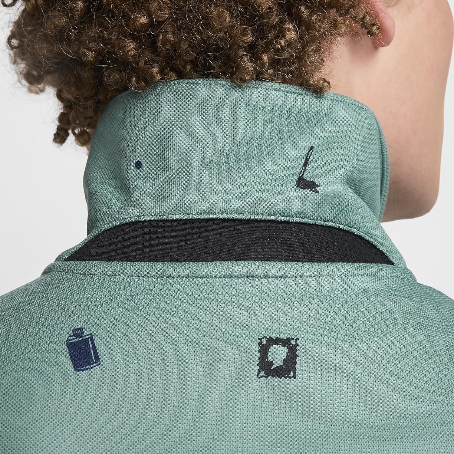 Nike Tour Men's Dri-FIT Golf Polo (Bicoastal/White, FQ0426-361) Size Small - Image 4