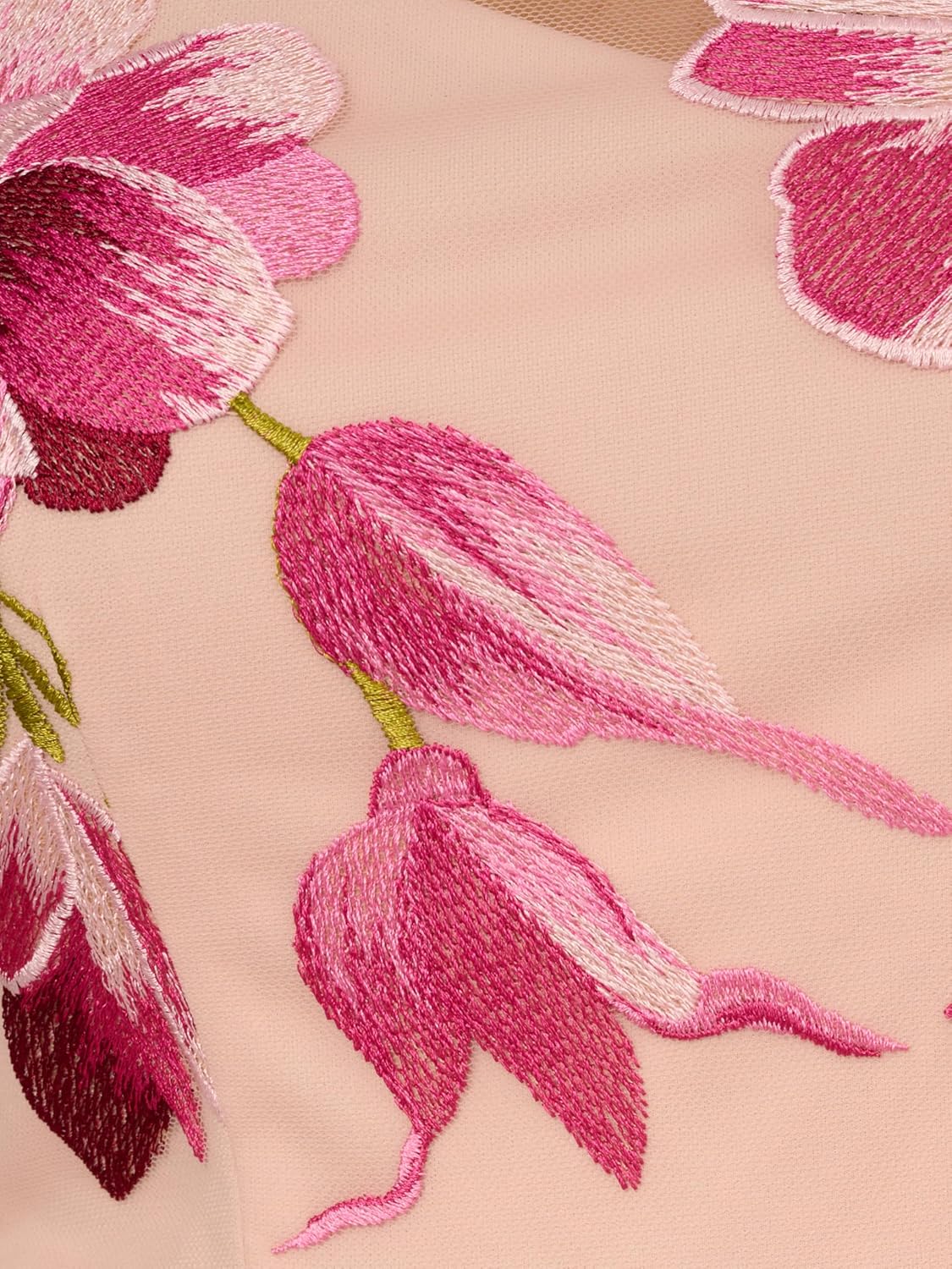 Adrianna Papell Womens Illusion Emb Tie Gown - Image 3