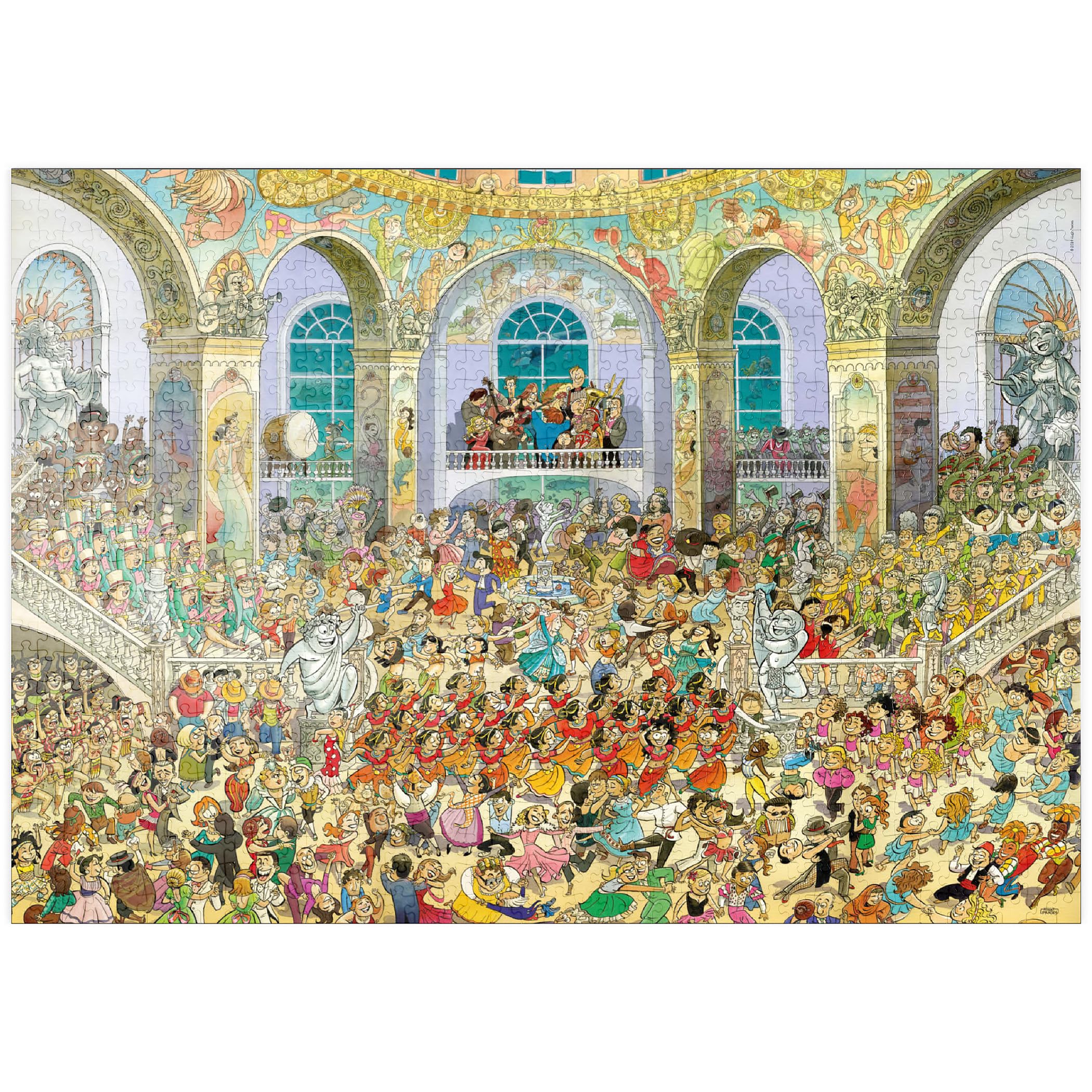 Ballroom - Hugo Prades - Premium 1000 pieces Puzzle - MyPuzzle special collection from Heye Puzzle