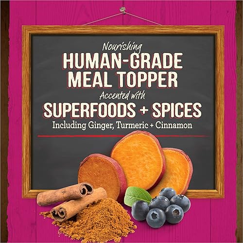 Miniatura 3 de Merrick Caldo de huesos sin granos, calidad humana premium y sin gluten, bolsas de comida para perros y gatos, Turquía, bolsa de 16 onzas