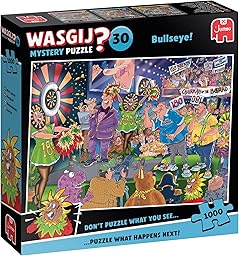 Wasgij Mystery 30 Bullseye! – Anspruchsvolles & kniffliges 1000-Teile-Puzzle für Erwachsene – 100% recycelter Karton – Einzigartiges Geburtstags Jumbo