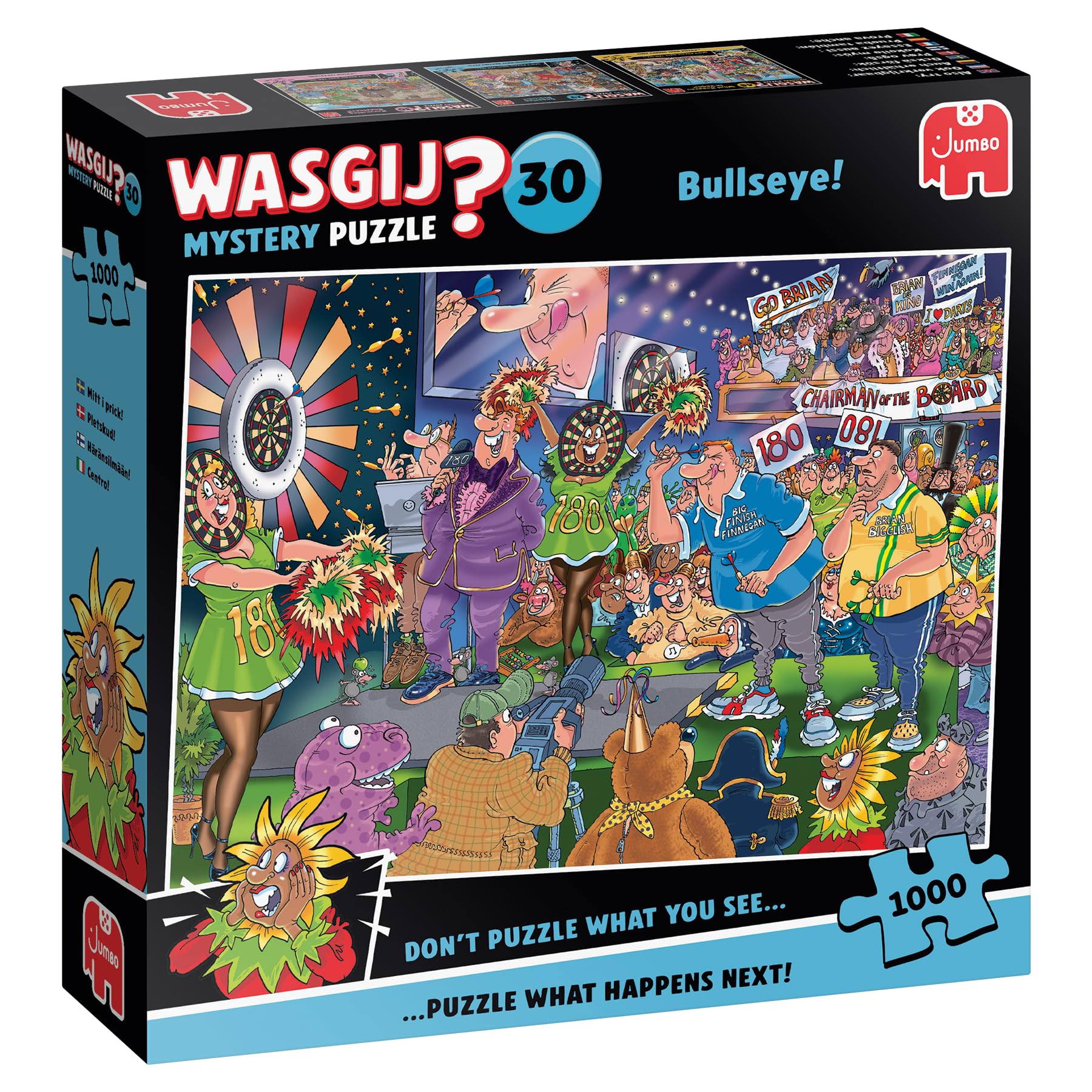 Wasgij Mystery 30 Bullseye! – Anspruchsvolles & kniffliges 1000-Teile-Puzzle für Erwachsene – 100% recycelter Karton – Einzigartiges Geburtstags Jumbo - 2
