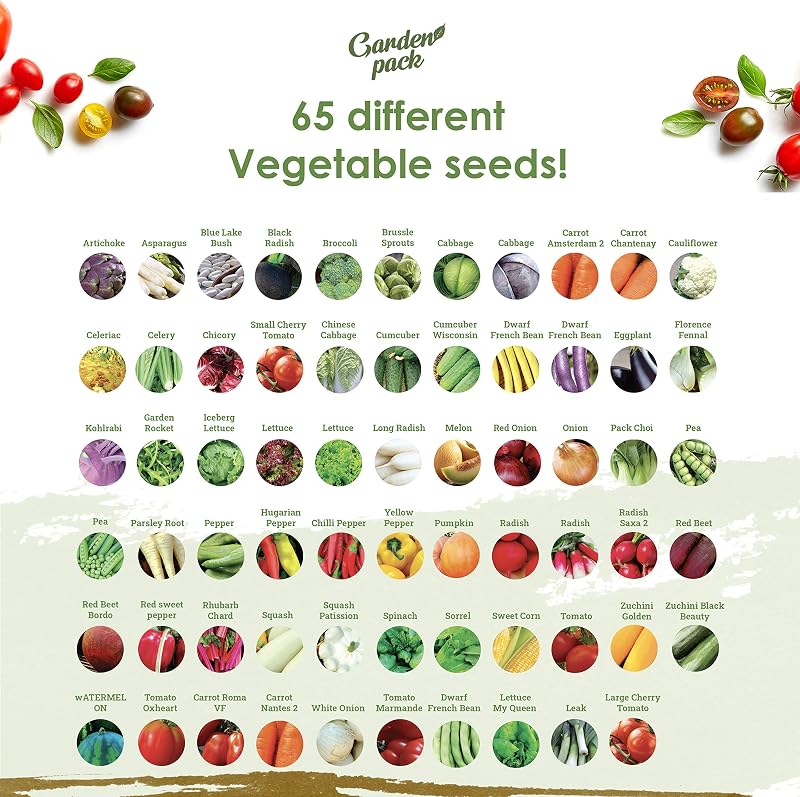 Garden Pack Vegyes Virágmag Készlet 100 Különböző Fajta - Egész Éves Virágzás Kertészeti Maggyűjtemény