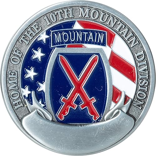 United States Army Fort Drum 10th Mountain Division Challenge Coin