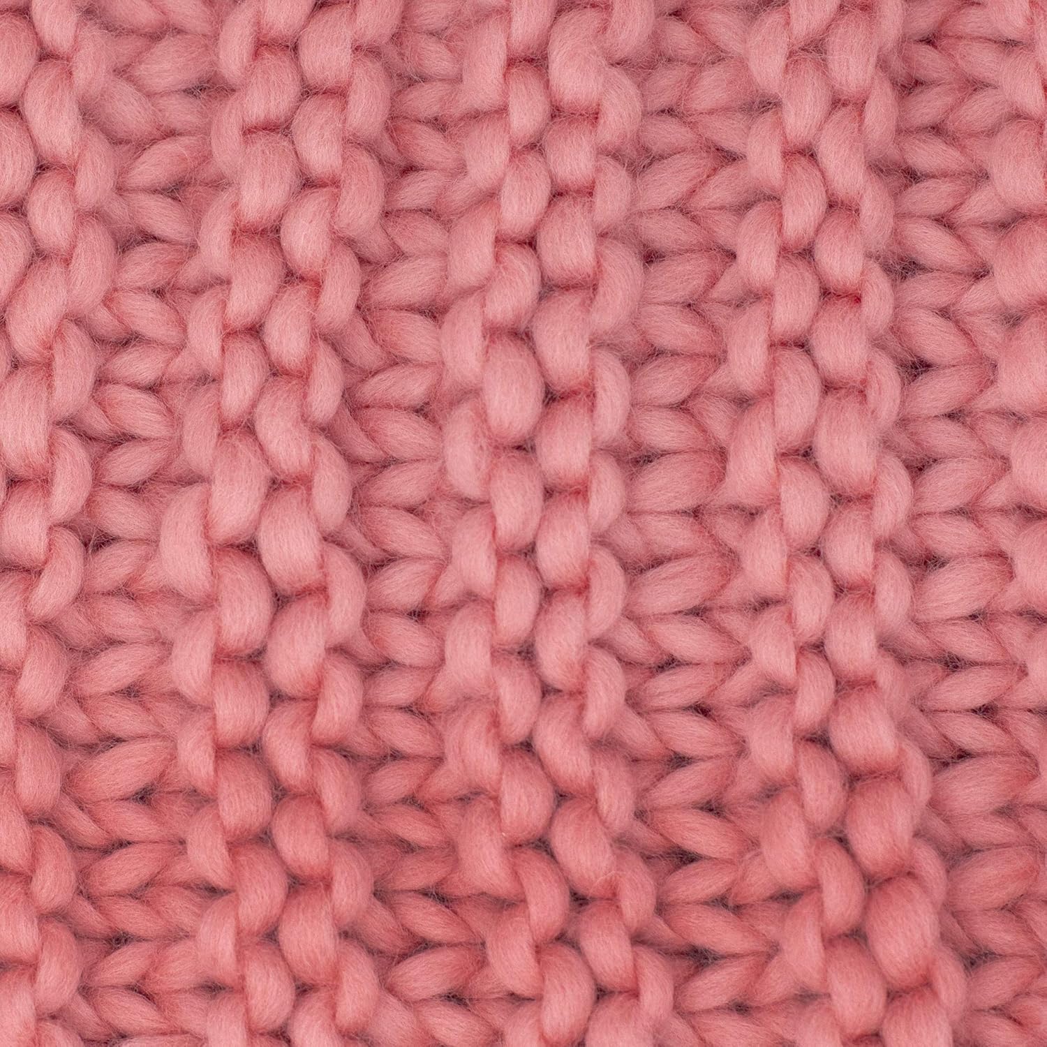 Air Merino Outlander Cowl Knit KIT Includes Super Soft Thick Air Merino Yarn, Big Needles and Written Pattern. Color: Flamingo