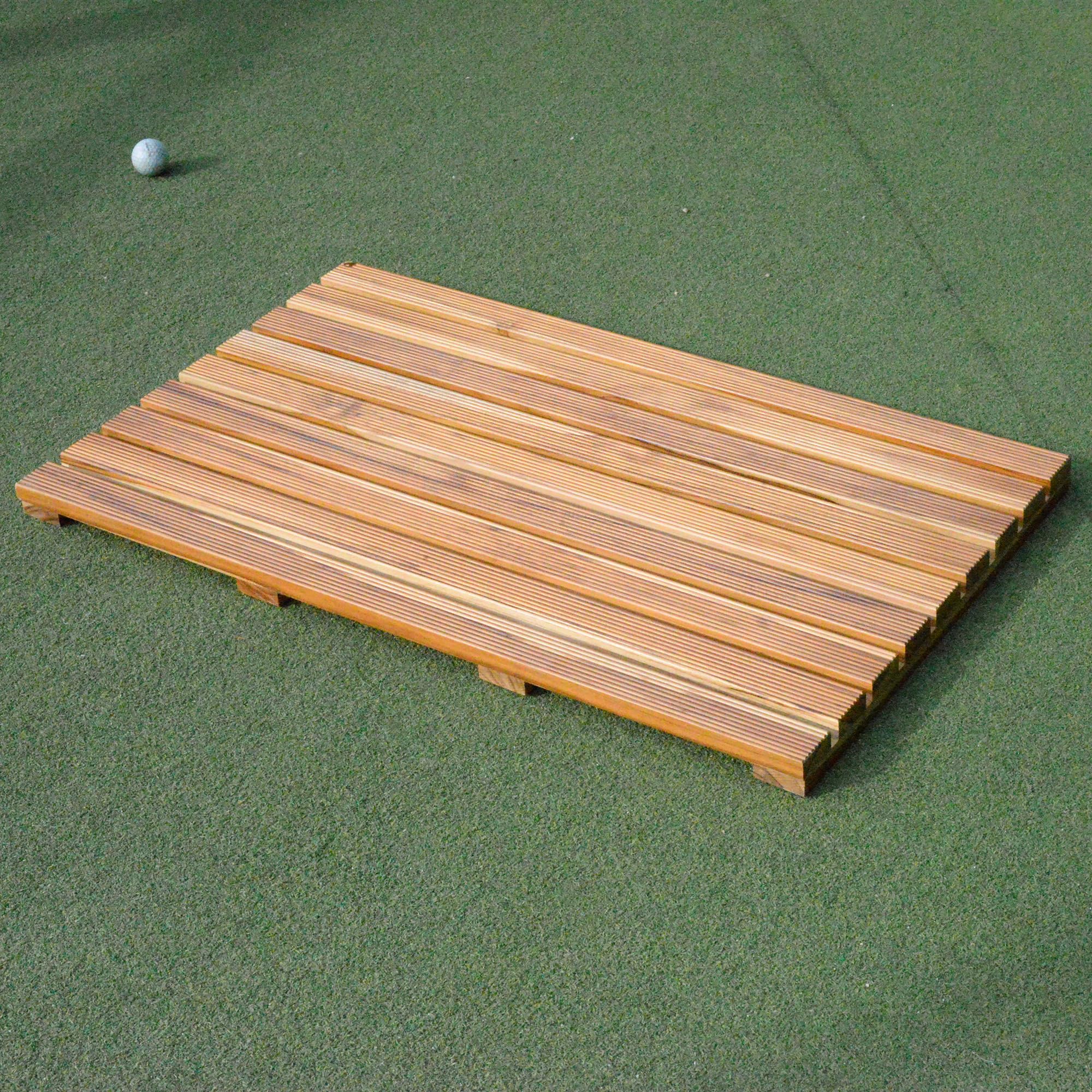Alfombrilla De Baño De Bambú 100x50 Cm - Antideslizante, Enrollable, Para Sauna, Baño O Spa