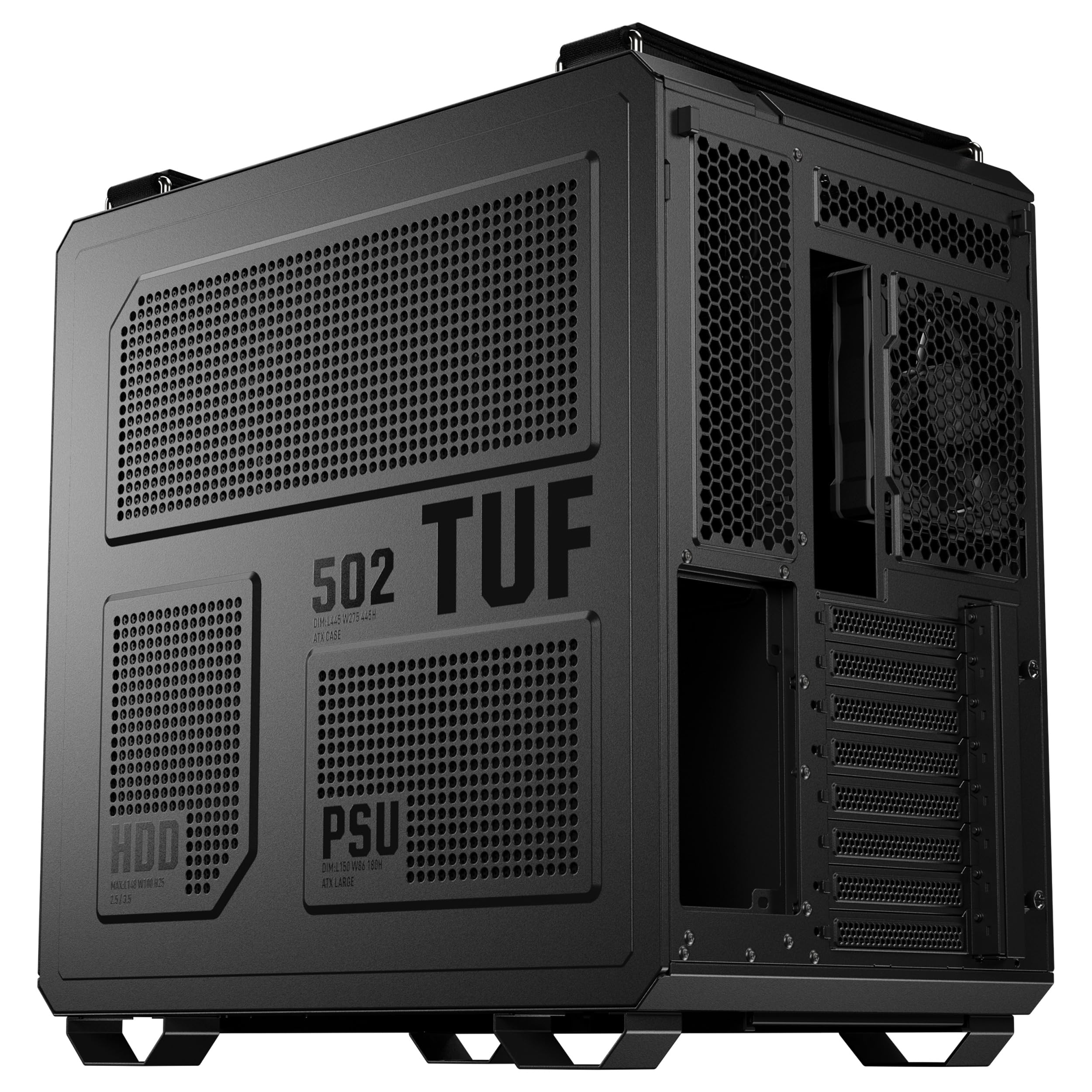 ASUS TUF Gaming GT502 Horizon Caja ATX Torre Mediana Doble Cámara USB 20 Gbps Tipo-C Negro