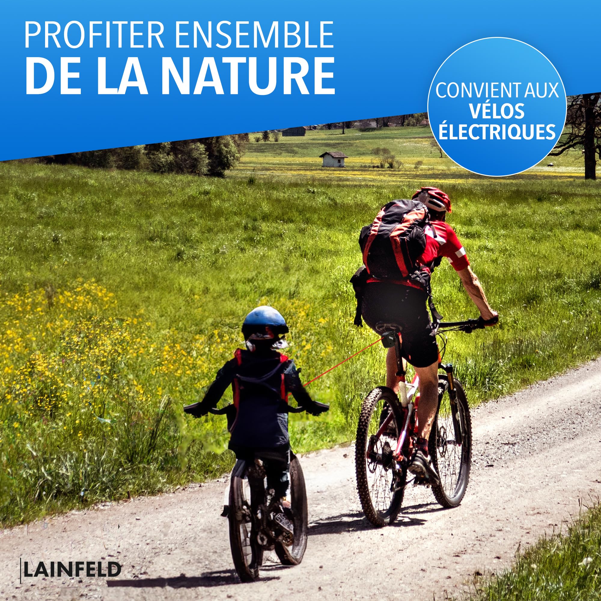 LAINFELD Câble de remorquage pour vélo