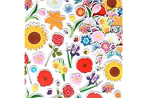 READY 2 LEARN Spring Foam Flower Stickers