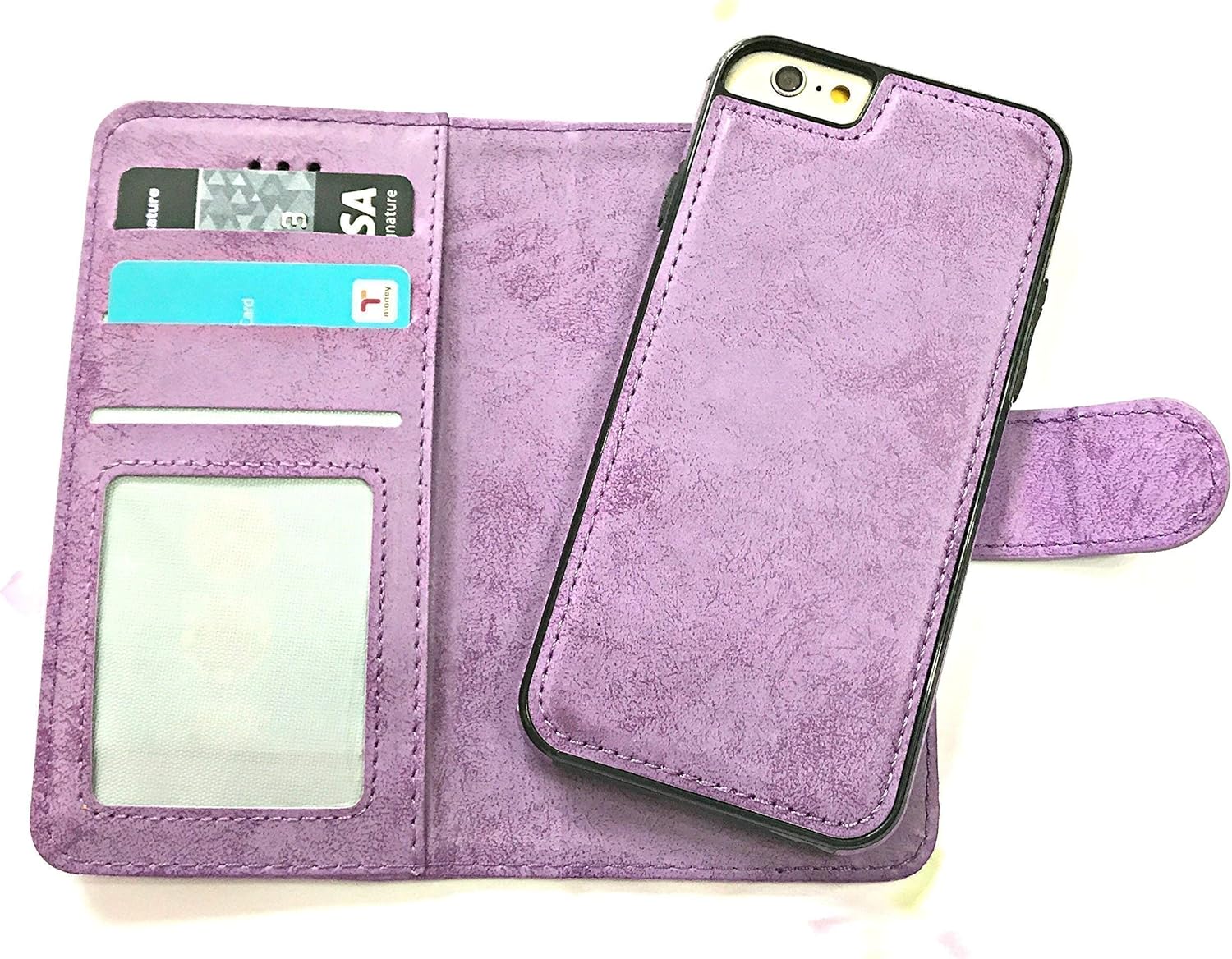 Gothic Floral Rose phone leather wallet removable case for iPhone X XS XR 11 12 13 14 Pro Max Galaxy S23 S22 S21 S20 Ultra Note 20 10 Plus Mn0621