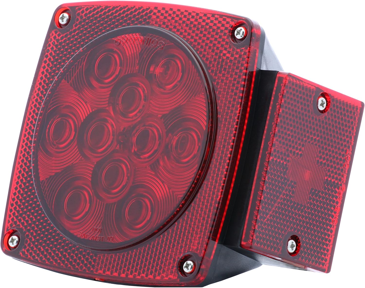 Optronics STL6RS Red Lens LED Combination Tail Light for Passenger Side