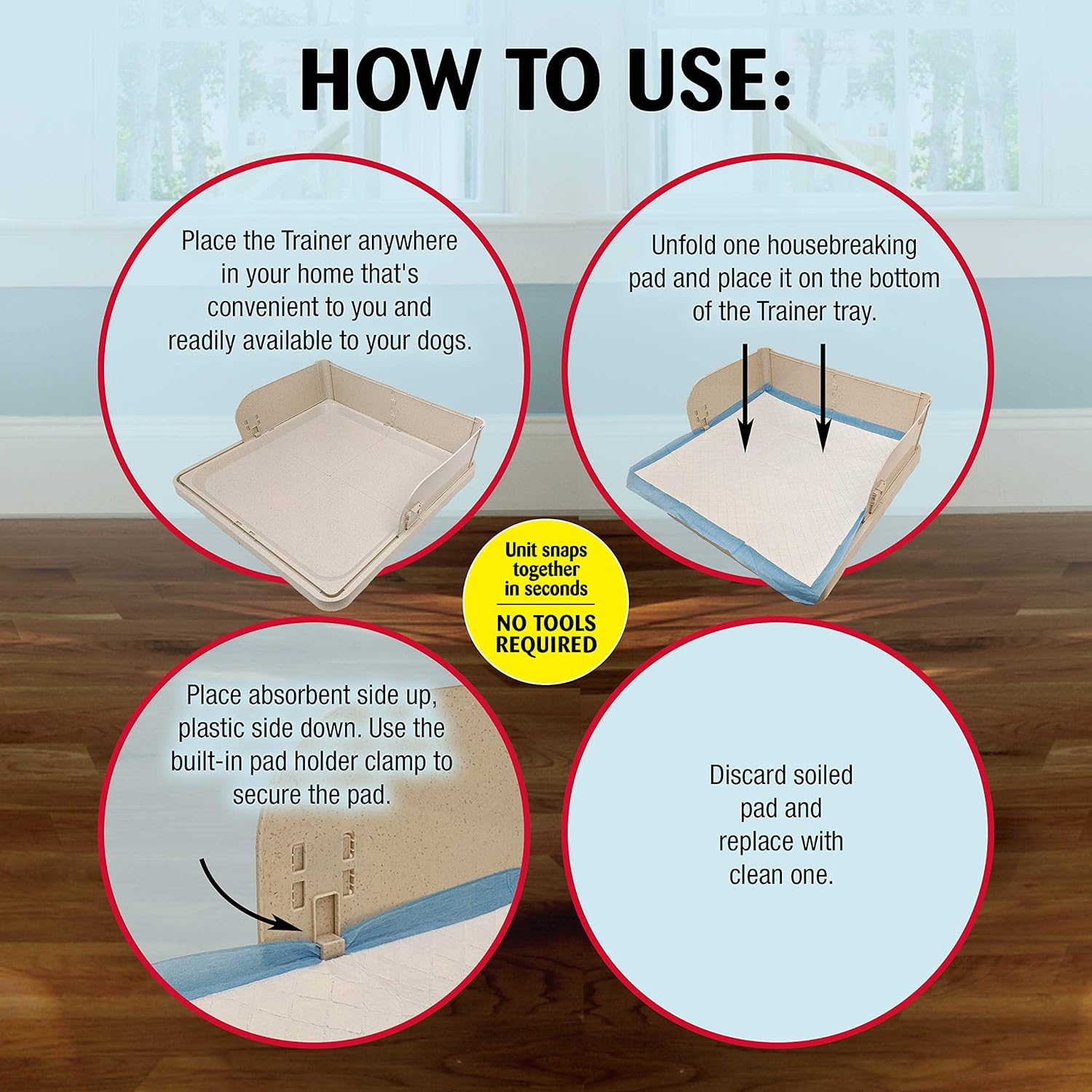 dog training pads target