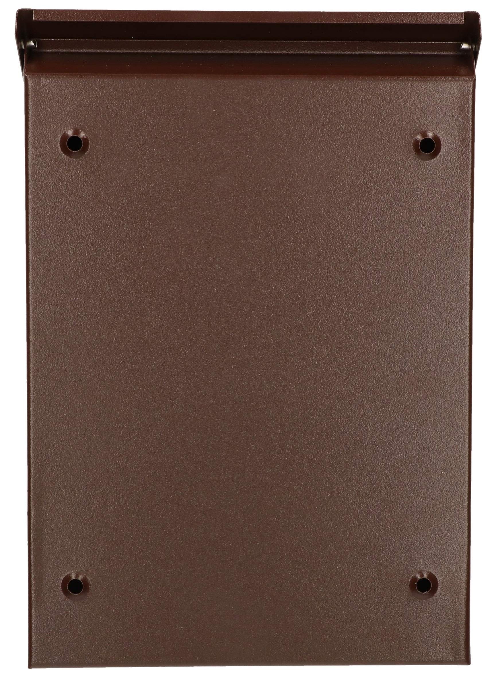 KOTARBAU Buzón de 260 x 180 x 55 mm, marrón, formato C-5 para periódicos aéreos
