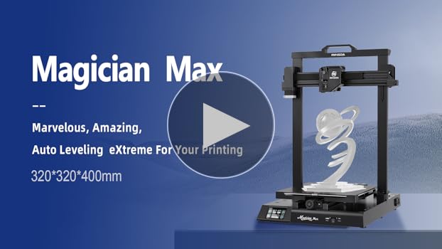 MINGDA Magician Max 3D Printers, One Touch Smart Auto