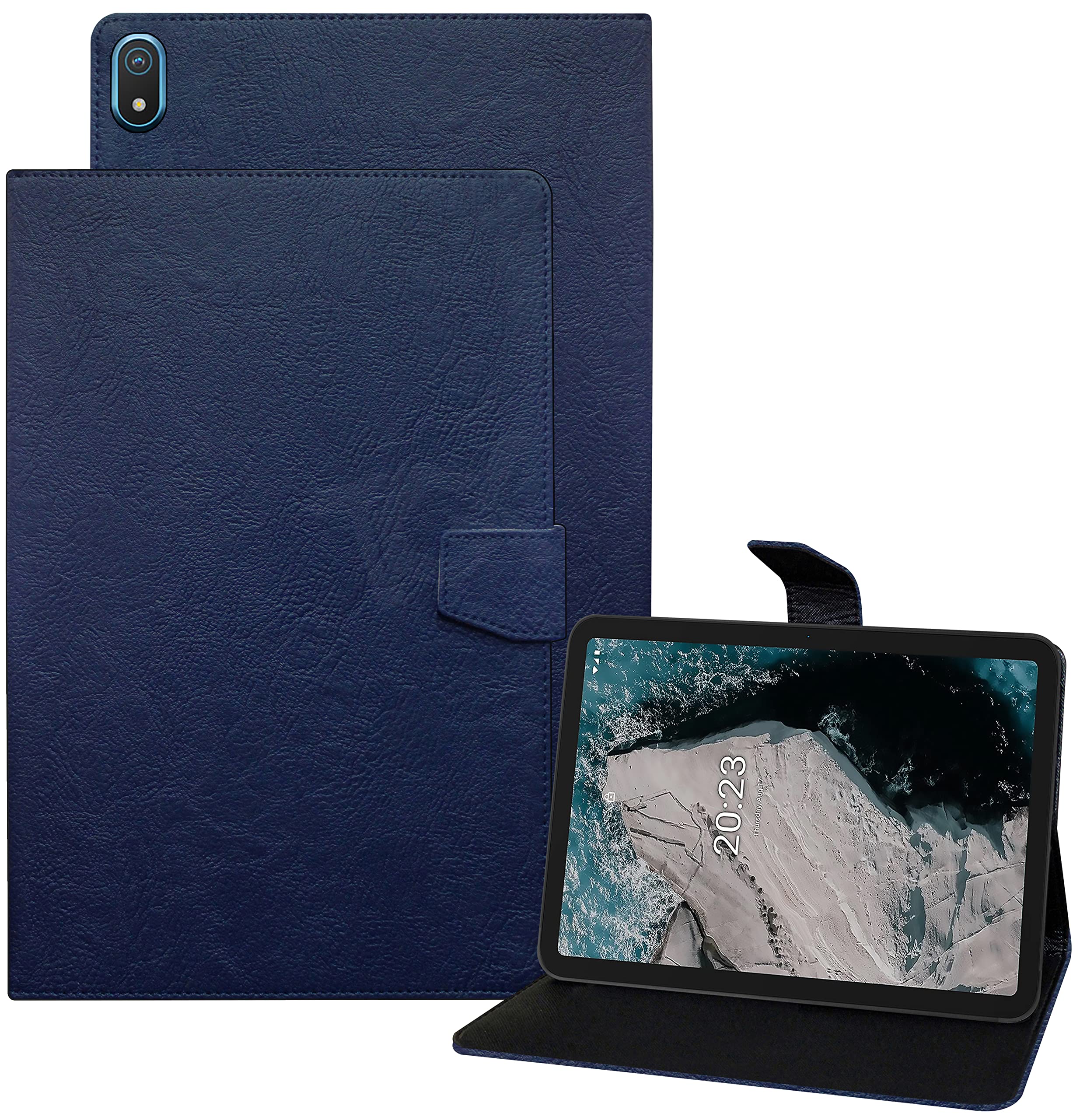 TGK Plain Design Leather Flip Case Cover for Nokia T20 10.36 inch Tablet Blue (B09LLCDQSW) Amazon Price History, Amazon Price Tracker