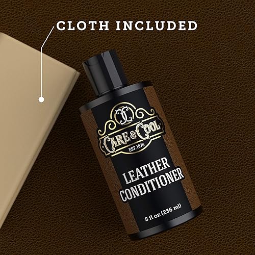 Miniatura 3 de Care & Cool Acondicionador y suavizante de cuero definitivo con paño de alta tecnología. Restaura, pule y rejuvenece tus zapatos, botas, chaquetas,