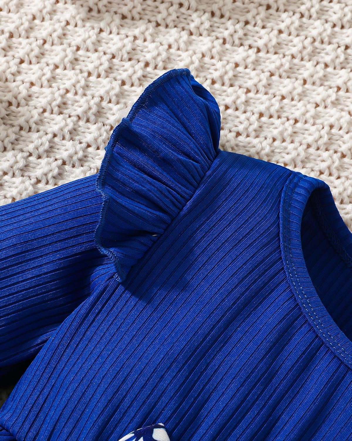 Toddler Baby Girl Clothes Fall Winter Outfits Infant Ruffle Long Sleeve Shirts Pants Cute Girls Clothing Set - Image 7