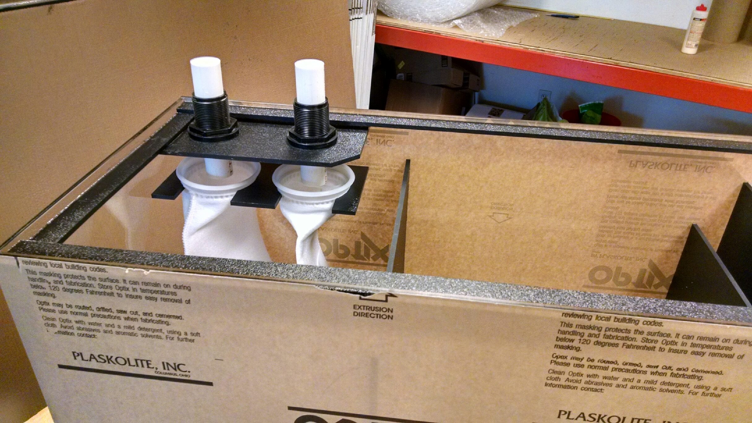 Windridercreations Filter Sock Kit4 inch Filter Sock,Bulkhead,Top