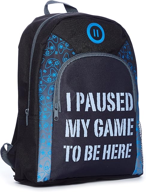 I Paused My Game To Be Here Gaming School Leisure Backpack