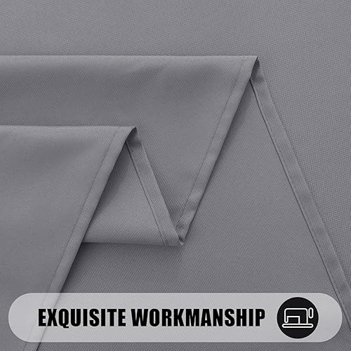 Miniatura 5 de smiry Mantel rectangular de poliéster impermeable para mesa de 6 pies, mantel decorativo de tela lavable para mesa de comedor, cocina, fiestas,