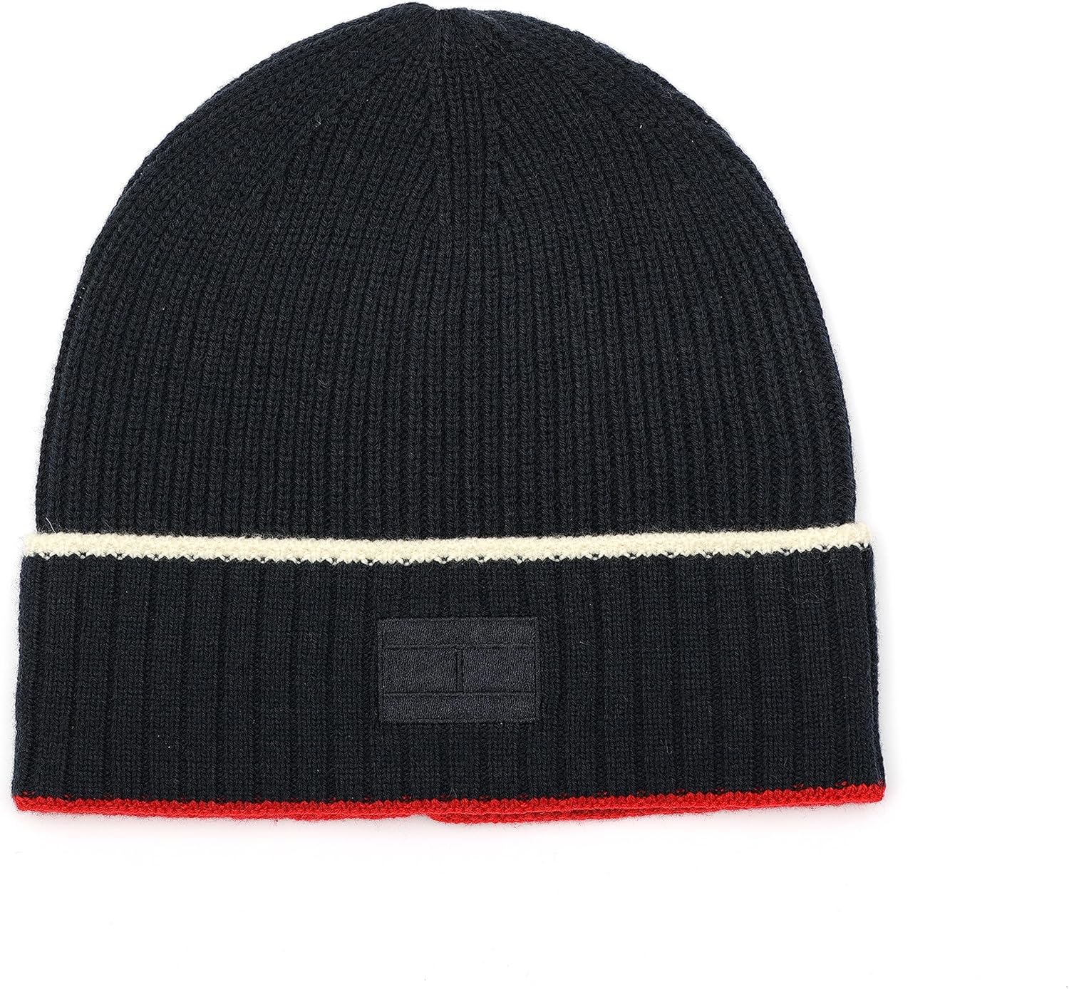 Tommy Hilfiger Men's Split Tipping Cuff Hat and Scarf Set, Desert Sky Multi, One Size - Image 2