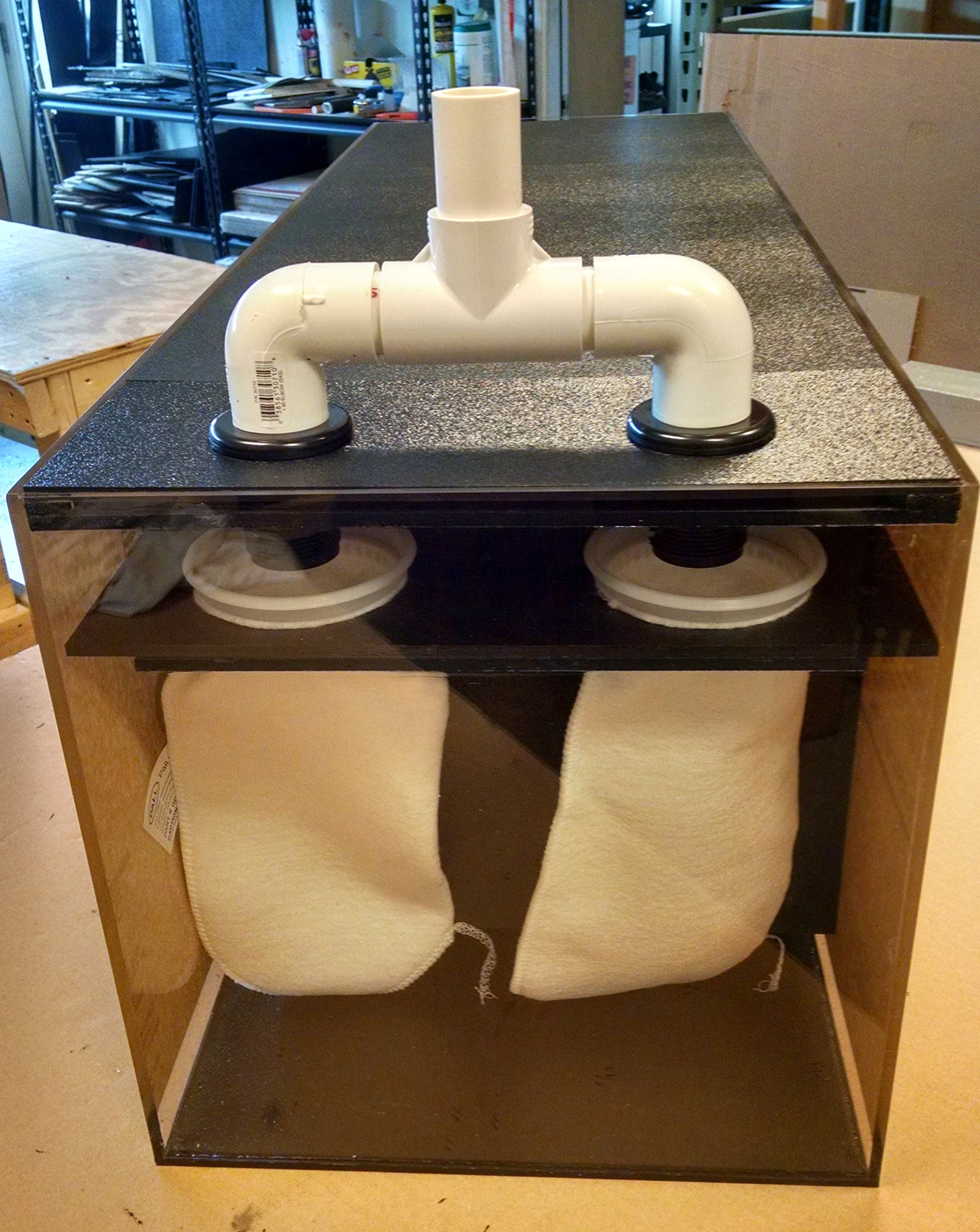 Windridercreations Filter Sock Kit4 inch Filter Sock,Bulkhead,Top