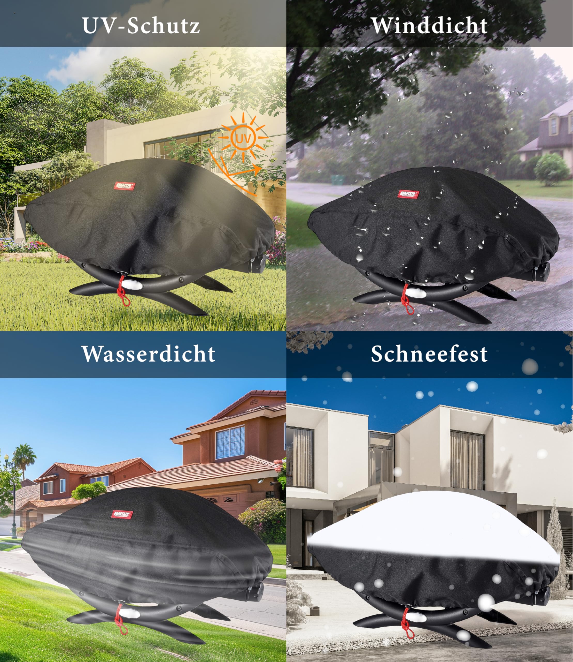 Housse De Protection Imperméable Pour Barbecue Et Friteuse - Taille 40x40x50cm - Anti-poussière