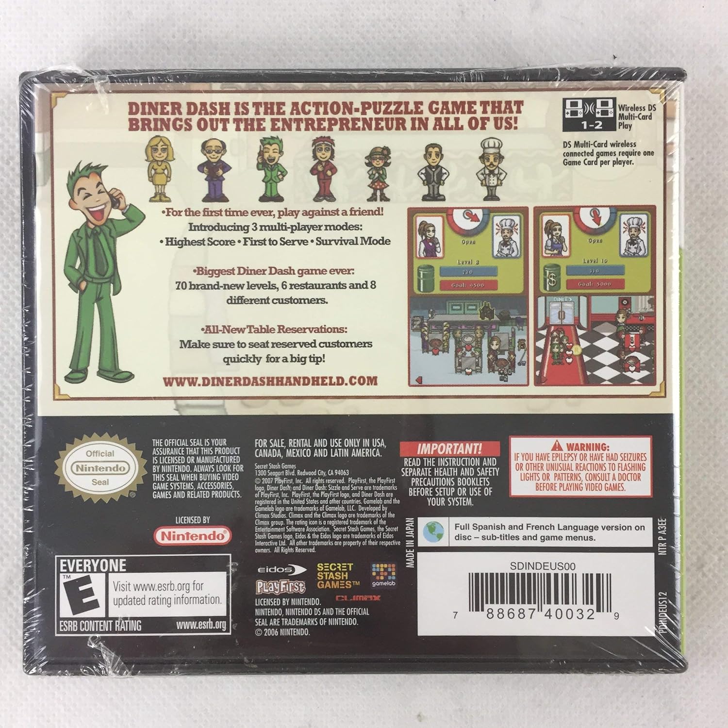 Diner Dash - Nintendo DS (Renewed)