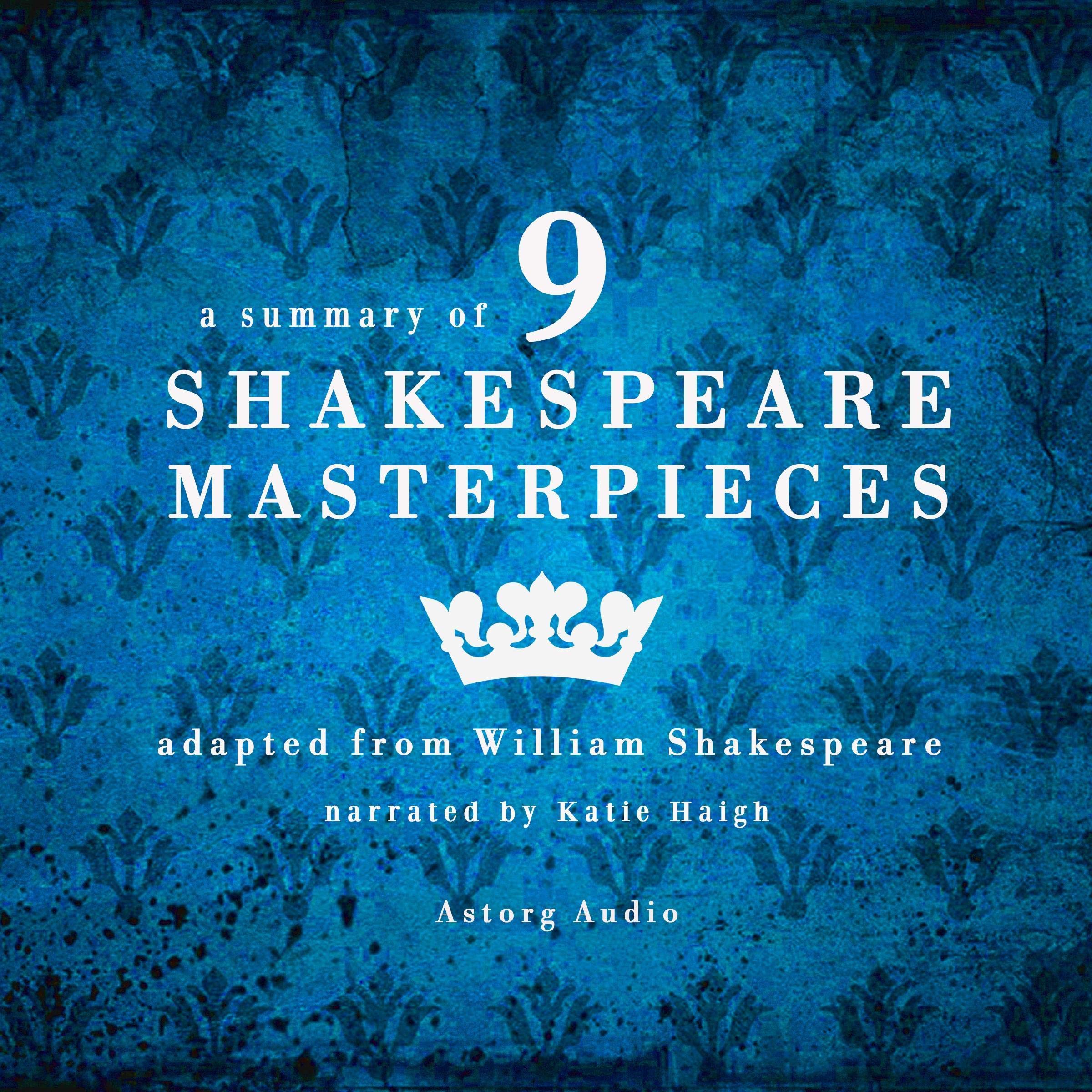 Cover art for A summary of 9 Shakespeare masterpieces