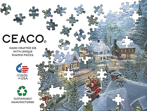 Miniatura 5 de Ceaco - Vacaciones - Noche Silenciosa de Santa - Rompecabezas de 300 piezas