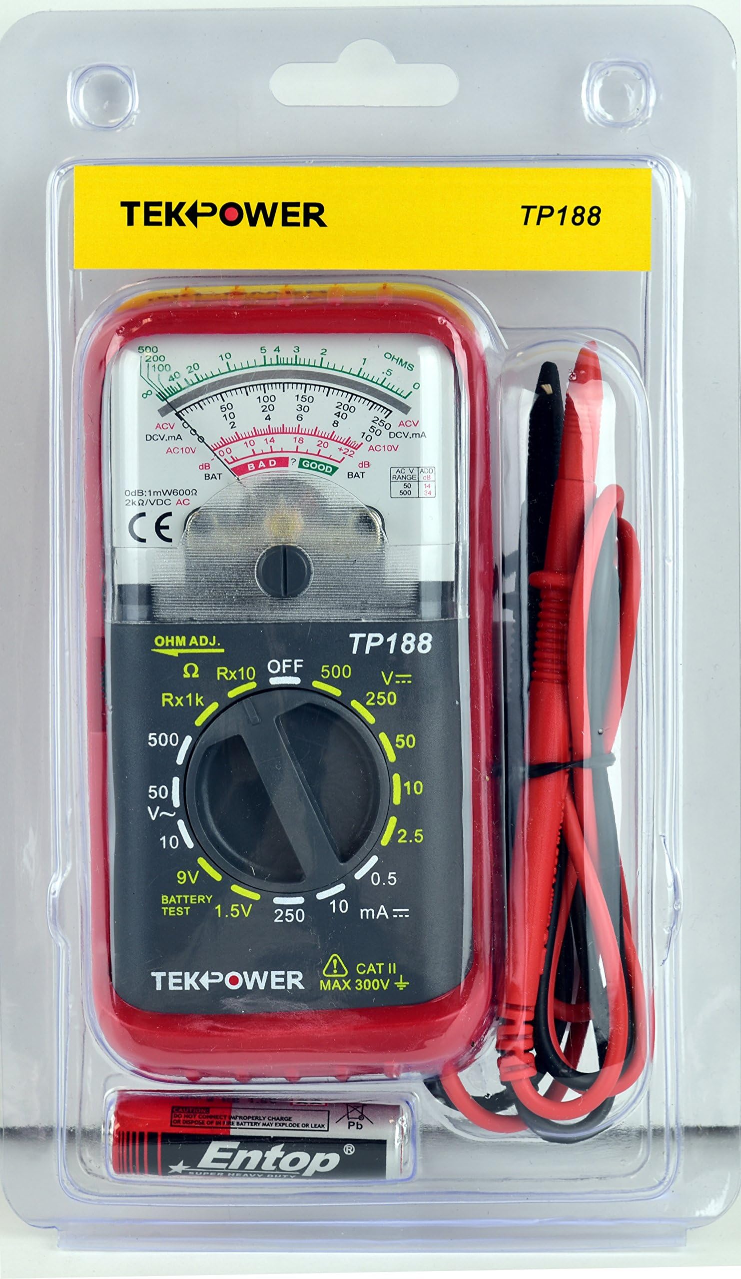 Pocket-size analog multimeter, YG188