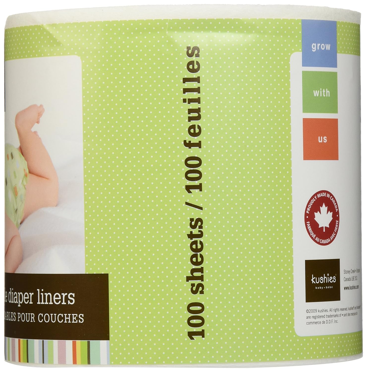 Kushies 6 Count Flushable Biodegradable Diaper Liners
