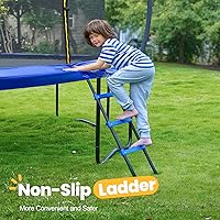 Vista 9 de ORCC 1200LBS Weight Capacity Trampoline 16 15 14 12 10 8 FT for Kids with Safety Enclosure Net for Children Adults Outdoor Yard Trampolines