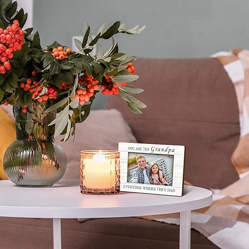 Miniatura 2 de Marco de fotos para abuelos de 4 x 6 pulgadas, marco de fotos de madera para abuelos, Navidad, Día del Padre, regalos de cumpleaños para abuelos,