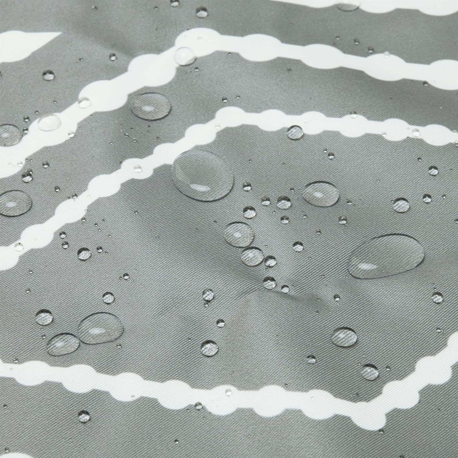 Adabana Outdoor Waterproof Throw Pillow Covers Set of 2 Boho Geometric Pillows Cover for Patio Garden 18 x 18 Inch Gray - Image 2