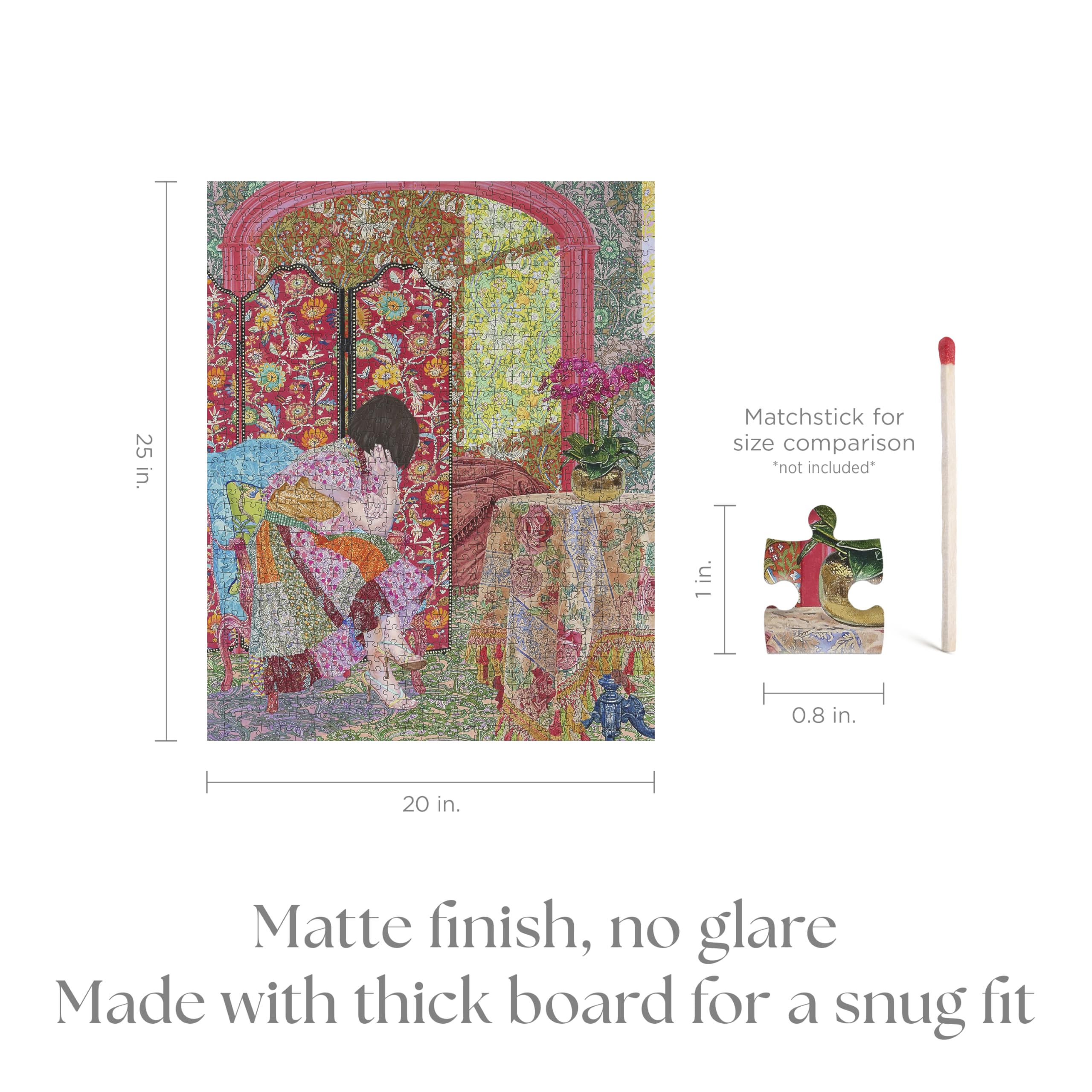 Pomegranate 1000-Piece Jigsaw Puzzle for Adults, Naomi Okubo's Endless Day, Matte Finish, Snug Fit - Image 2