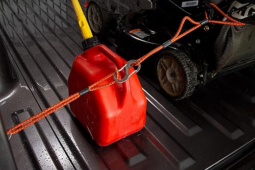 Miniatura 5 de Cuerda elástica con sistema de amarre de ganchos  Correa de carga ajustable  Sin nudos  Camión, RV, ATV, camping, accesorio al aire libre, multiusos