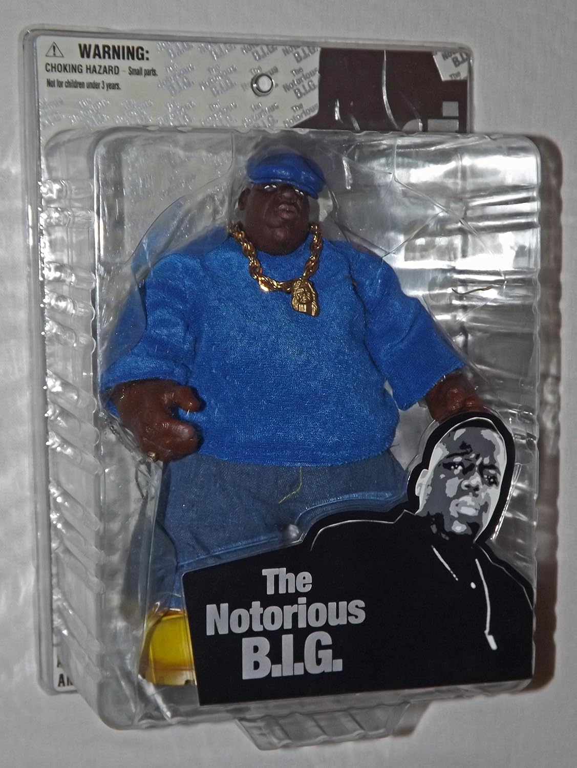 The Notorious B.I.G.ノートリアスビッグ ビギーフィギュア 青