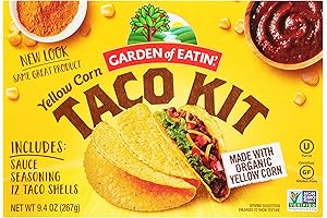 Garden of Eatin' Yellow Corn Taco Shells, Organic, Non-GMO