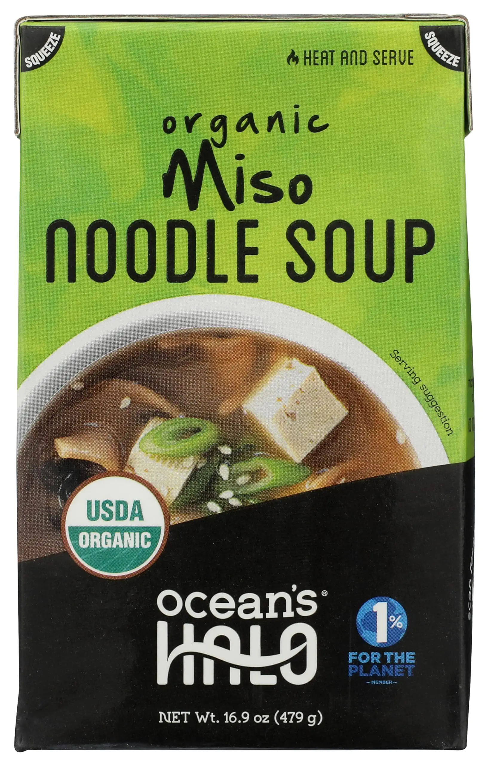 Ocean's Halo Organic Kimchi Noodle Soup, USDA Certified Organic
