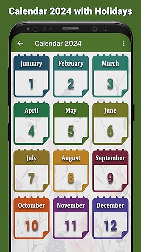 Calendar 2024 with Holidays