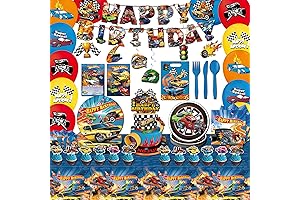 Birthday Party with Hot Wheels Decorations