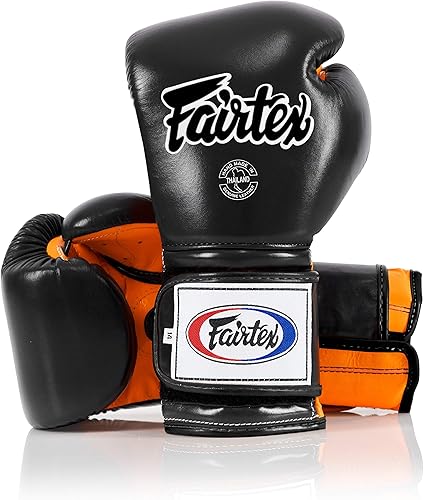 Fairtex BGV9 Muay para boxeadores y entrenadores profesionales Guantes de estilo mexicano para bateadores duros Guantes de artes marciales