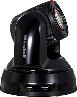 Marshall Electronics CV630-IP 8MP 4K UHD IP 30x PTZ Camera, 3G/HD-SDI & HDMI Output, Black