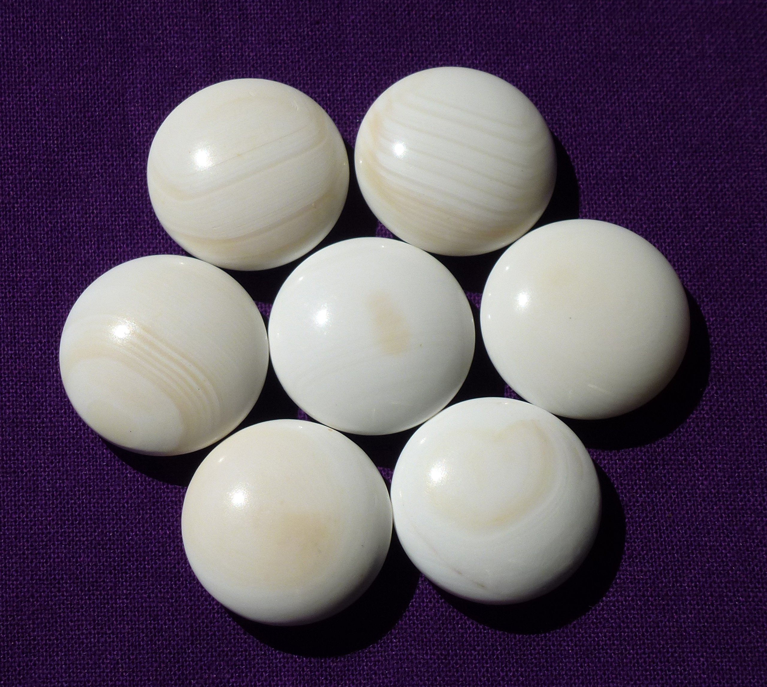 Amazon | 日向特製蛤碁石 徳用2 25号 7.0ミリ | 囲碁 | おもちゃ