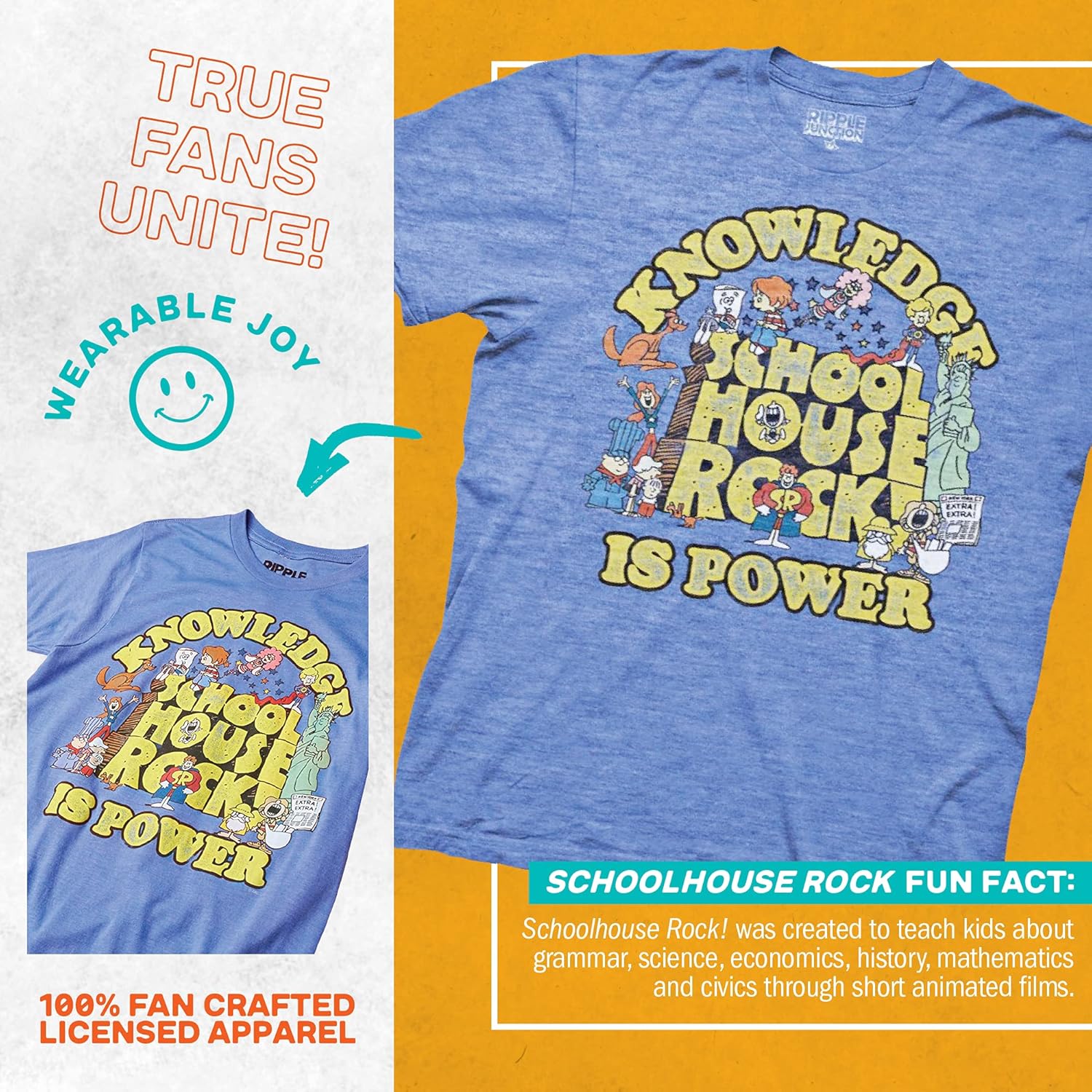 Schoolhouse rock shirt Clearance