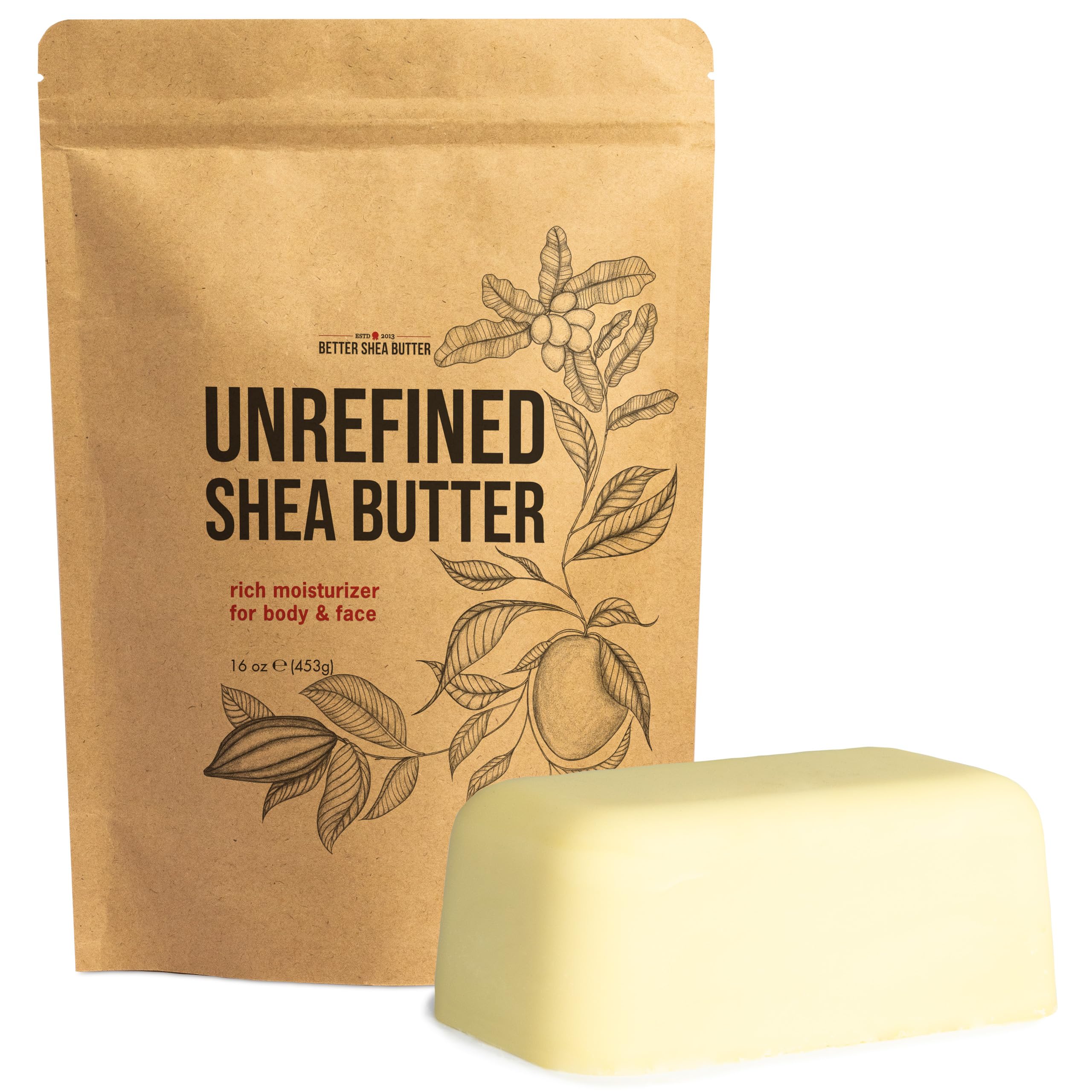 Raw Shea Butter – 100% Pure Unrefined African Shea Butter | Deep …