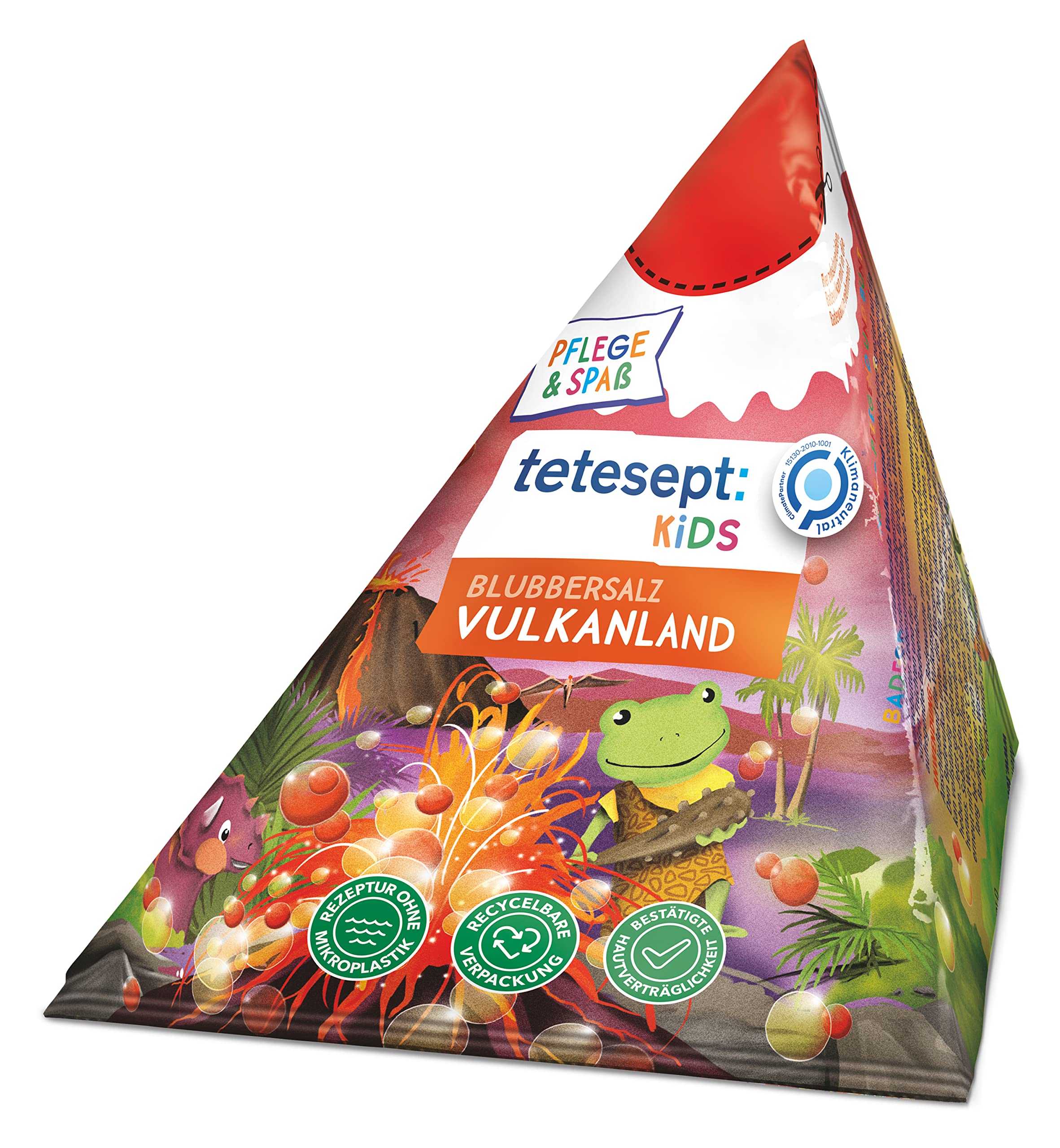 tetesept Zestaw upominkowy do kąpieli dla dzieci – pielęgnująca kąpiel piankowa, perły kąpielowe, sól do kąpieli i niespodzianka do kąpieli – 7 x tetesept zestaw akcesoriów do kąpieli dla dzieci